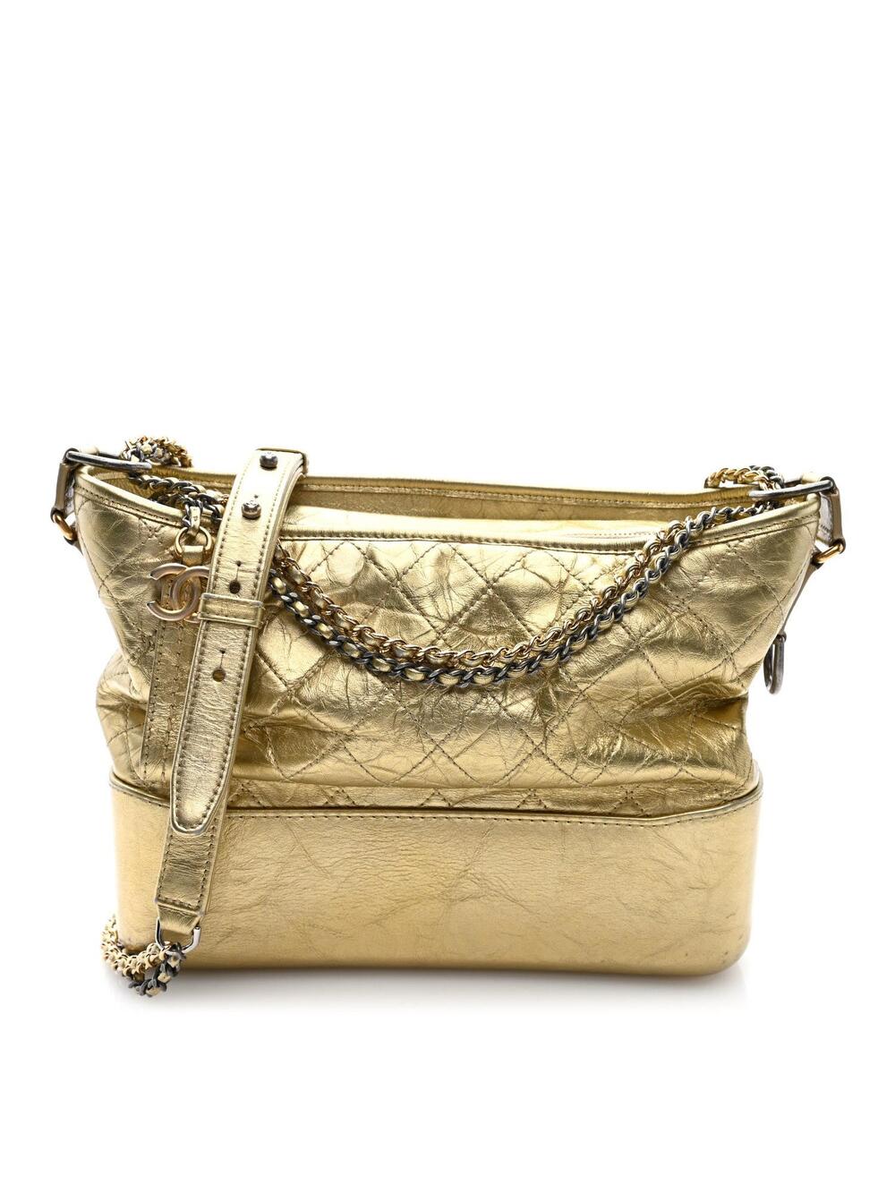Chanel Metallic Aged Calfskin Quilted #344830C12B